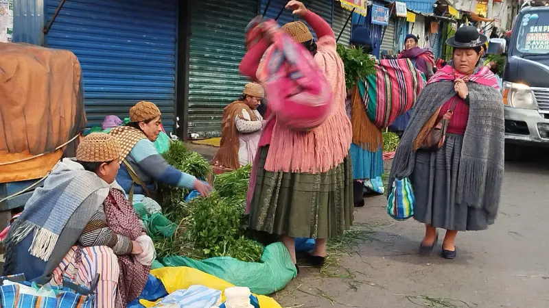 Así luce el mercado Rodríguez cerca de las 6:00 de este lunes