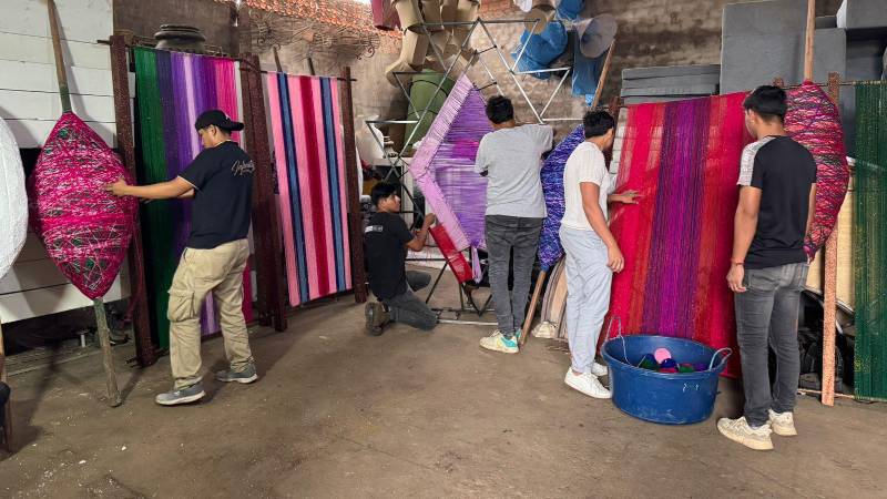 Detalles del carro de la primera precarnavalera. 