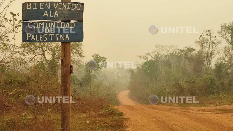 Humo afecta a la comunidad Palestina.