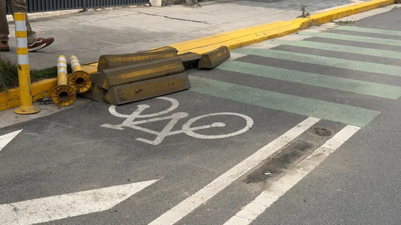 La ciclovía será trasladada a otro punto 