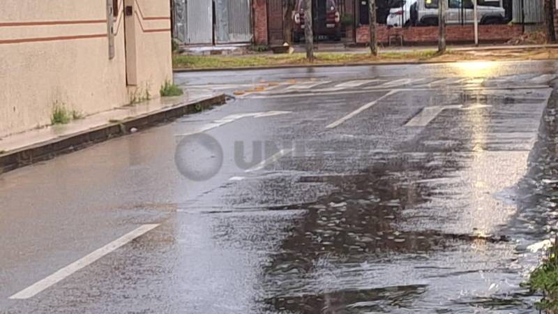Las precipitaciones comenzaron a las 3:30, en algunas zonas
