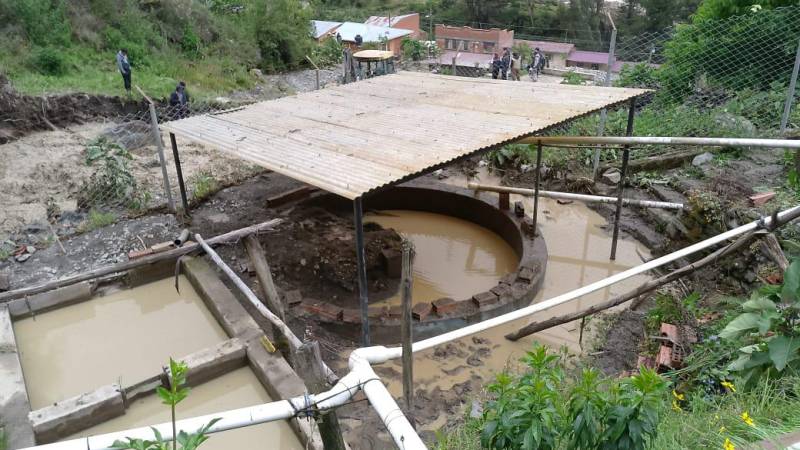 El criadero de truchas terminó destruido por la riada 