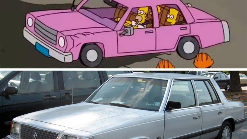 Auto de Homero Simpson. 