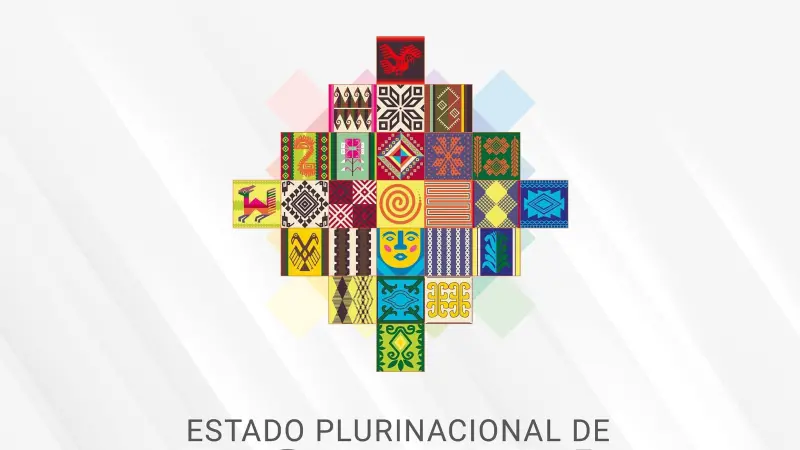 La chacana fue usada como imagen institucional.