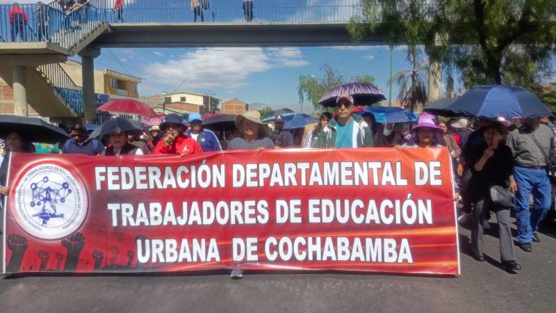 Protestas en Cochabamba