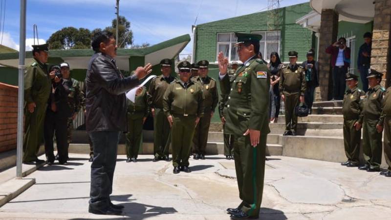 Posesión de Dávila en el cargo de jefe antidrogas.