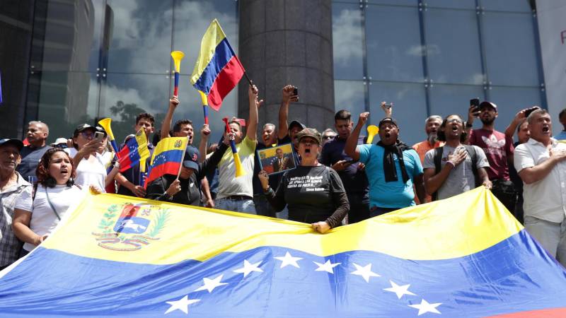 Protestas en Venezuela contra la reelección de Maduro