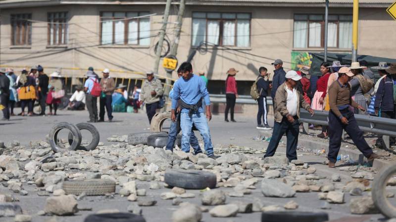 Los bloqueos han cercado a Cochabamba