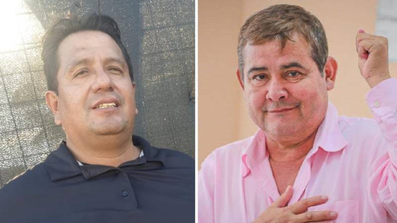 Según Serrano (izq.), el concejal Quiroz (der.) solo realizó el trámite