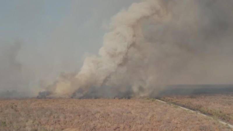 Incendio en San Matías.