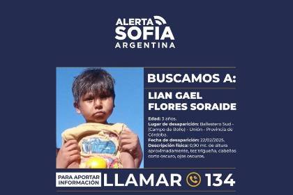 Argentina: niño de padres bolivianos es buscado con drones, helicópteros y perros adiestrados