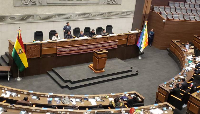 Choquehuanca suspende la sesión de la ALP al no haber consenso para el receso legislativo