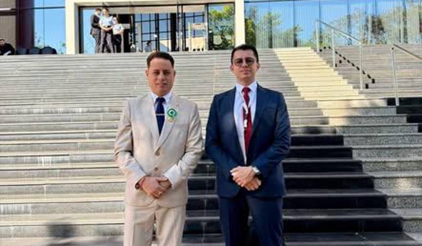 Lara se muestra con Vidovic en Paraguay y en un comunicado se refleja que sigue como funcionario de Vicepresidencia 