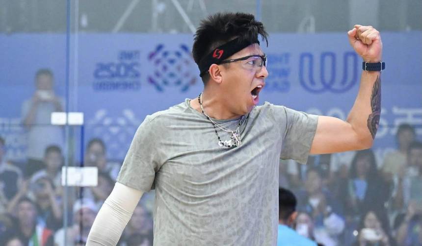 Conrrado Moscoso buscará un nuevo título en la final del Mundial Open de Raquetbol