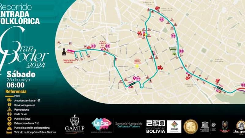 Recorrido de la entrada del Gran Poder 