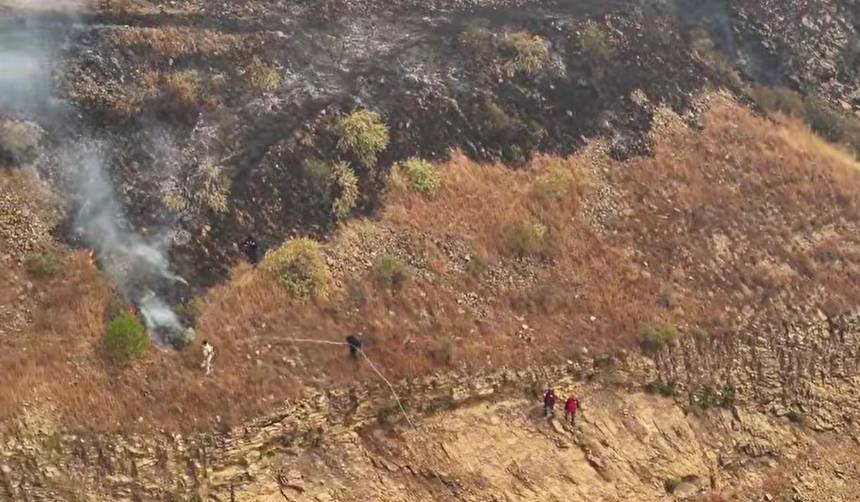Incendio en la serranía de Sama se reactivó pero fue controlado, señala la Alcaldía de Tarija 