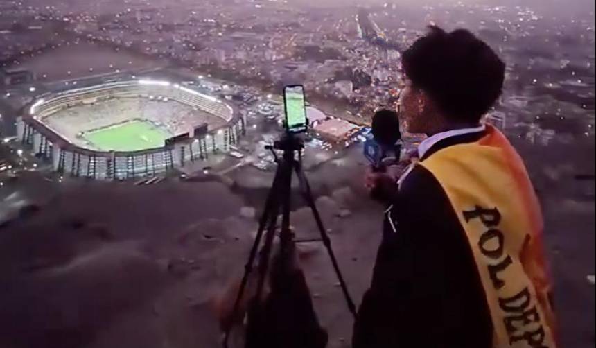 La historia de ‘Pol Deportes’, el joven peruano que saltó de narrar un partido en una colina a hacerlo en la Champions