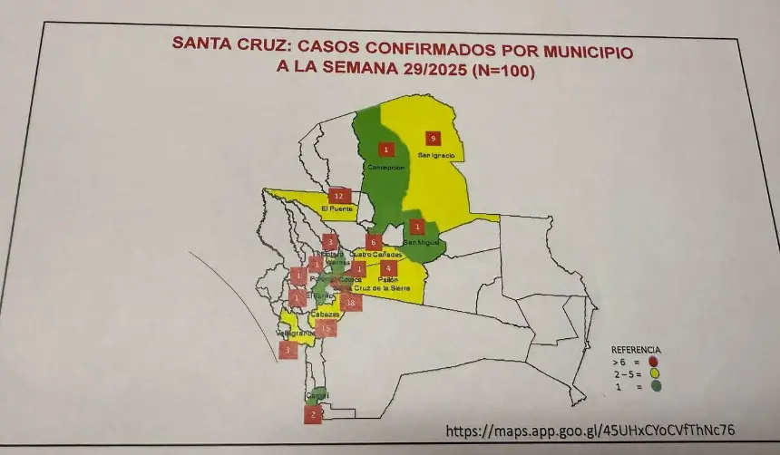 Santa Cruz: Estos son los municipios que volverán a clases en la modalidad a distancia por casos de sarampión