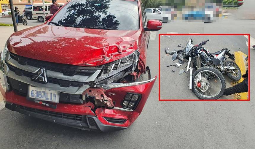 “Está en un estado crítico”, familia denuncia que mujer que chocó a un motociclista no se hace responsable de gastos
