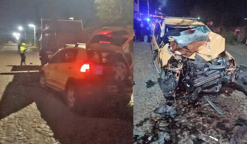 Una mujer fallece y un hombre resulta herido tras el choque de su vehículo contra un camión estacionado