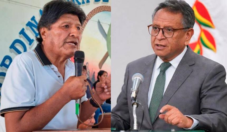 “Evo es parte de un plan conspirativo”: ministro Oviedo anuncia una denuncia penal contra el líder de los bloqueos