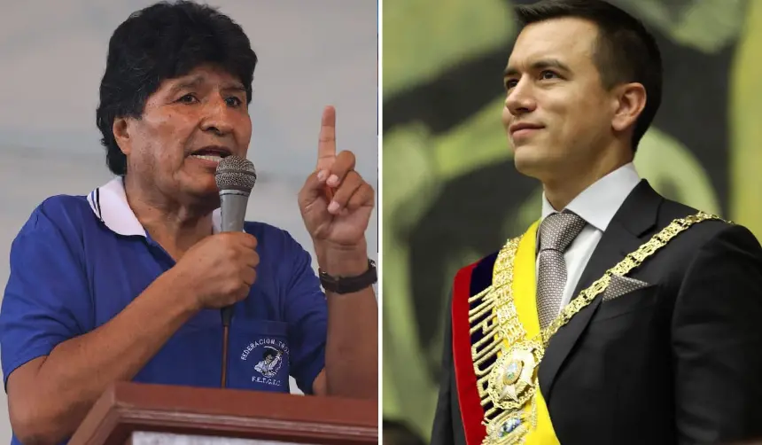Evo dice que las elecciones en Ecuador fueron irregulares y cuestiona la presencia boliviana en la posesión presidencial