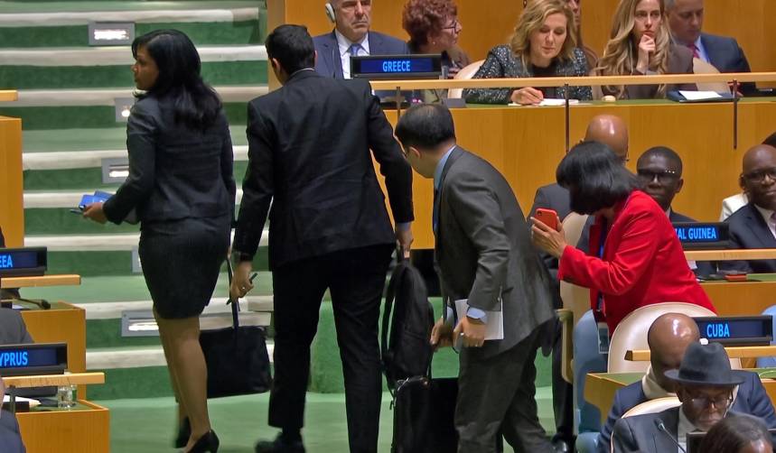 “Es un estado fallido”: Cuba abandona la Asamblea de la ONU por discurso de Trump