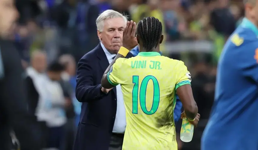 Ancelotti decide no convocar a Vinicius para enfrentar a Bolivia en El Alto por las Eliminatorias