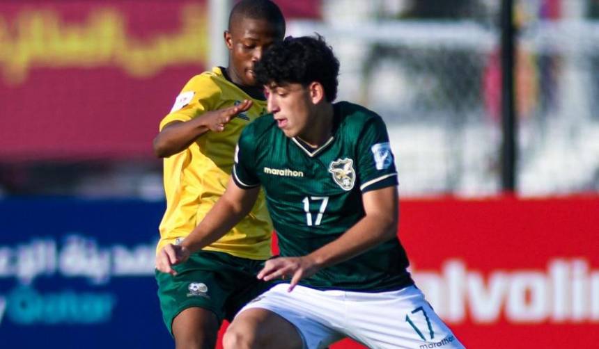 La selección boliviana sufre una dura derrota ante Sudáfrica en el inicio del Mundial Sub-17