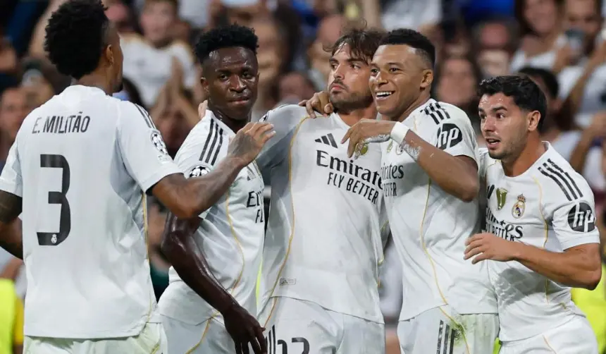 Mbappé lidera un sufrido triunfo de Real Madrid ante Marsella en el estreno de la Champions