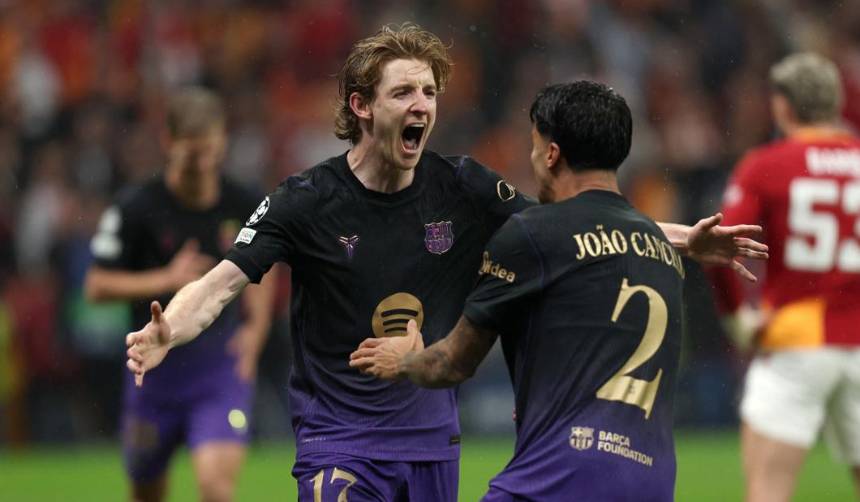Barcelona sigue imparable con una goleada y remontada a Galatasaray