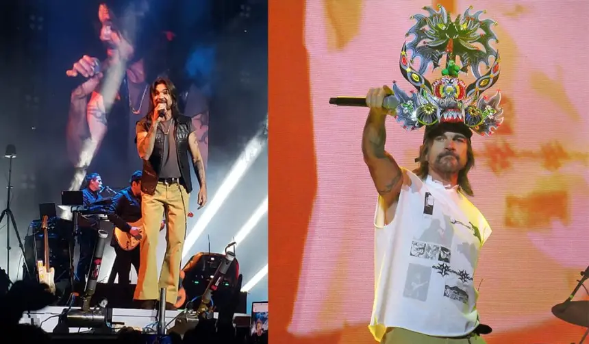 Juanes lució un gorro de La Diablada y emocionó al público paceño, ahora se prepara para su show en Santa Cruz
