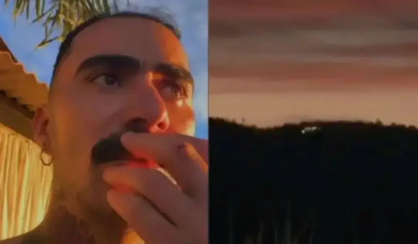 ¿Un influencer grabó un OVNI? Las imágenes causan furor en las redes sociales