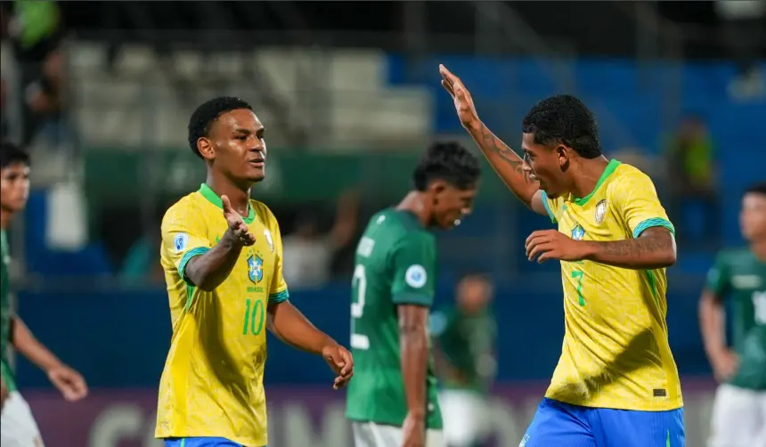 Sudamericano Sub 17: Bolivia sufre una derrota (5-0) ante Brasil en el inicio del torneo