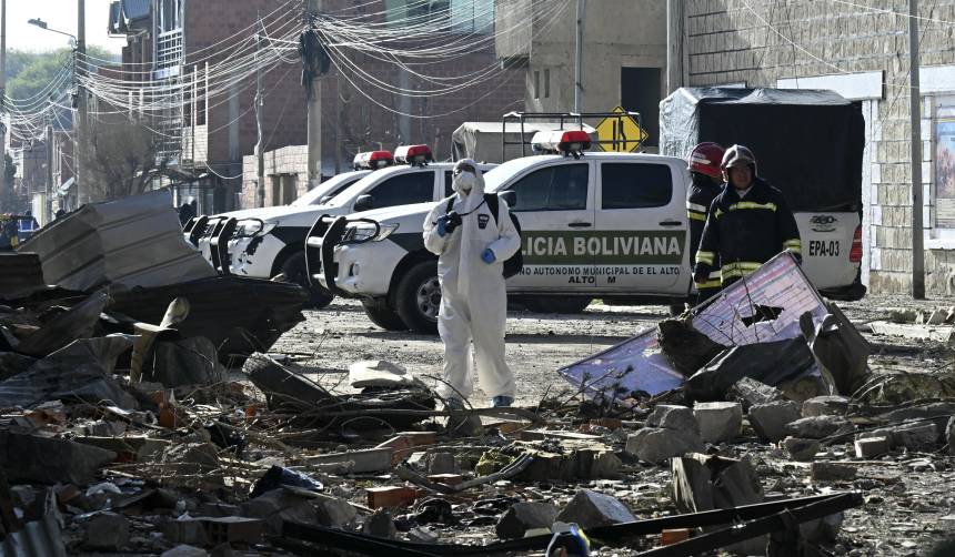 Explosiones en Viacha: Hubo 84 heridos, un militar, un policía y un adolescente entre los más graves