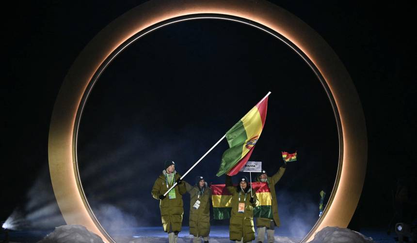 Video: Así fue la participación de Bolivia durante la inauguración de los Juegos de Invierno 2026