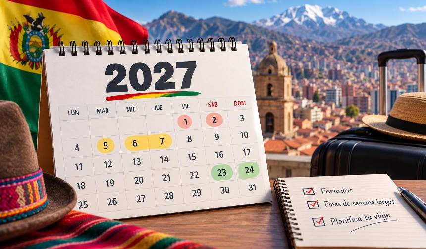 Feriados en Bolivia 2027: ¿Cuántos son y cuáles serán fines de semana largos?