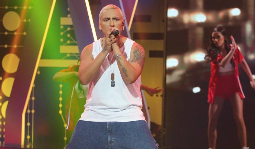 “La relación odio-apoyo” que Eminem valoró con el jurado en su última gala