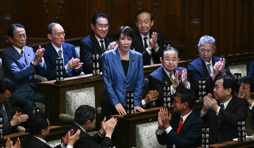 Sanae Takaichi hace historia y se convierte en la primera mujer al frente del Gobierno en Japón
