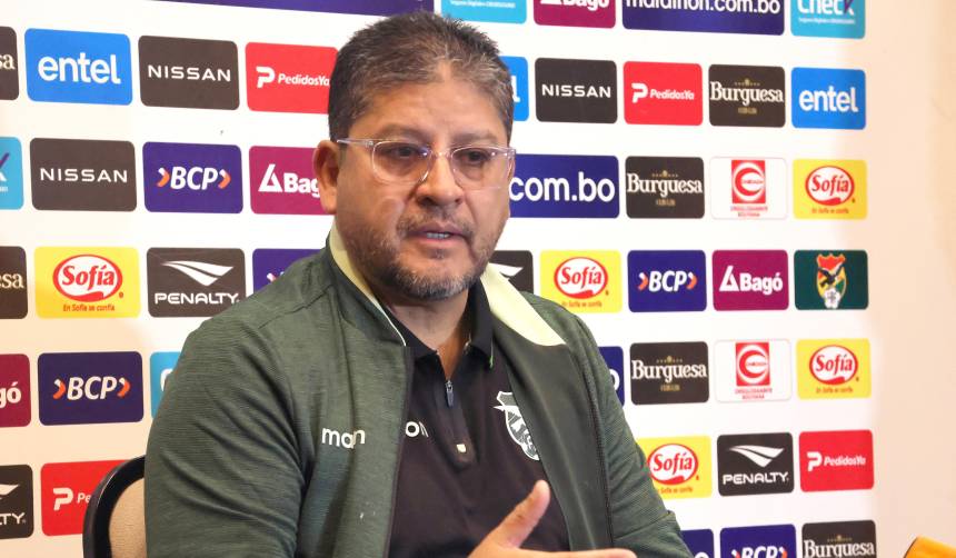 Villegas dice que Bolivia inicia nuevo proceso con meta de clasificarse al Mundial 2030
