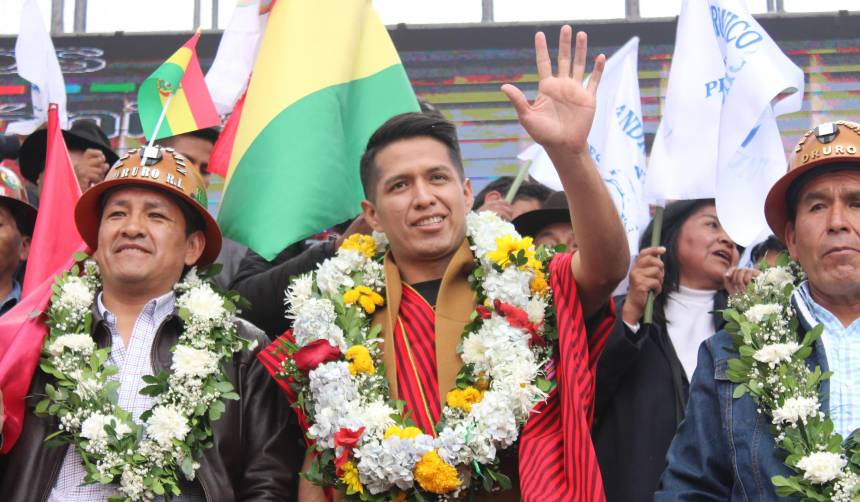 “Acepto”: Andrónico Rodríguez confirma su postulación a la Presidencia de Bolivia