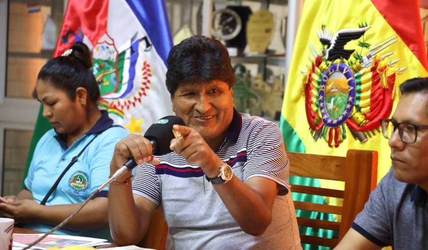 Evo Morales sobre la orden de aprehensión por protestas: “Yo no estaba en la marcha, no estaba en los bloqueos”