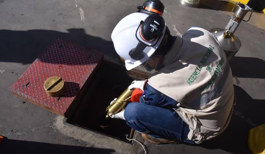 ANH despliega laboratorios móviles de control de la calidad de la gasolina en estaciones de servicio 
