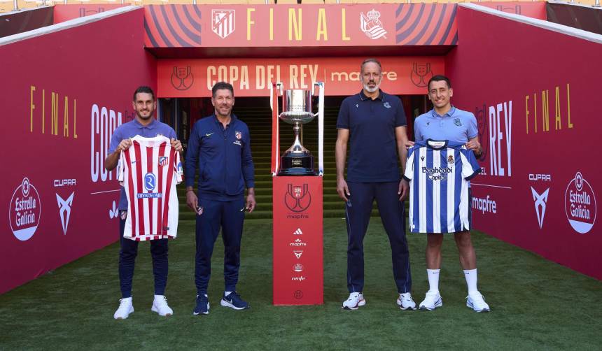 Llegó el día: Atlético-Real Sociedad, pasión, presión e ilusión en La Cartuja
