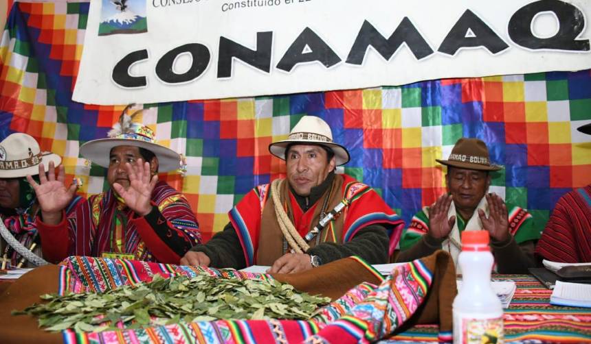 “Es una marcha política”: dirigente descarta que Conamaq se sume a movilización convocada por evistas