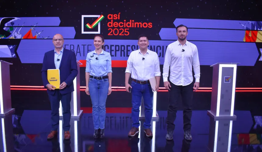 Debate vicepresidencial: Candidatos plantean una amplia agenda legislativa, pero no dicen cómo lograrán acuerdos