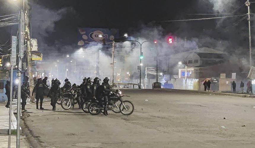 Cinco aprehendidos y seis arrestados por hechos de violencia y vandálicos en El Alto