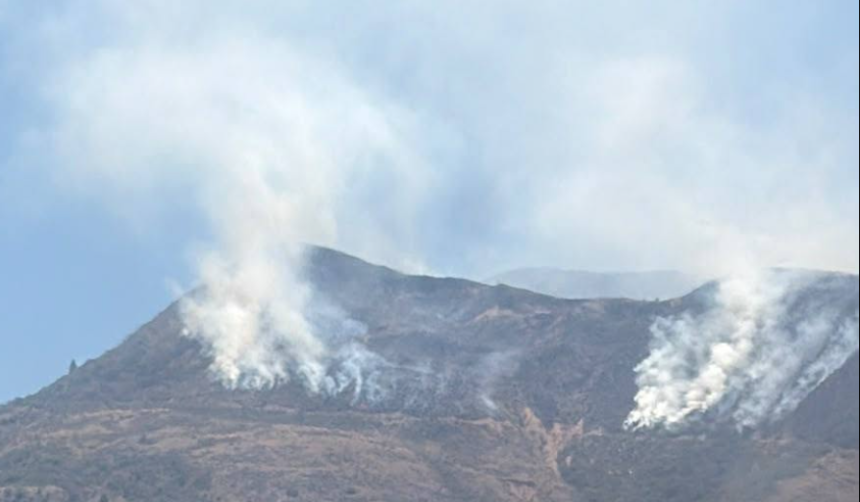 Defensa civil informa que más de 1.756 hectáreas se ven afectadas por el incendio en Pocona