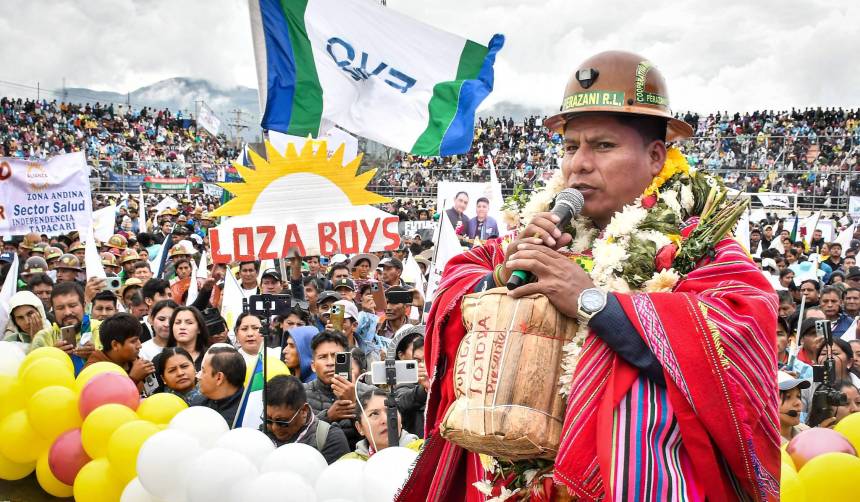 Leonardo Loza supera el 40% de apoyo en el cómputo oficial y se proyecta su victoria en primera vuelta