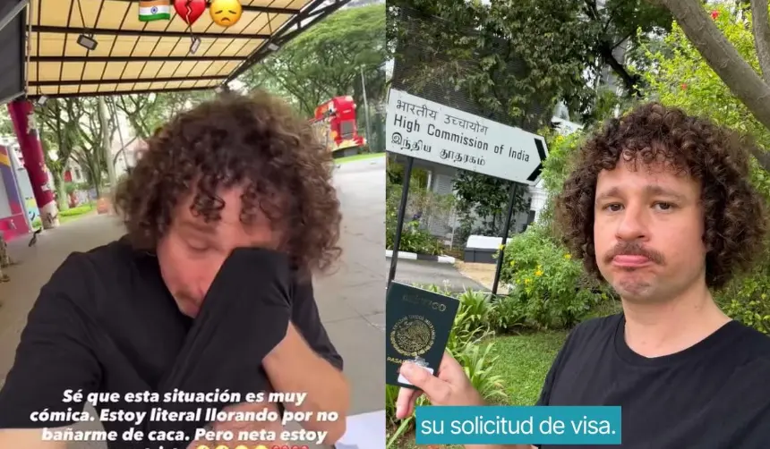 La India le niega el ingreso a Luisito Comunica y el youtuber llega hasta las lágrimas 